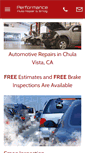 Mobile Screenshot of performanceautorepairandsmog.com